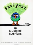 Raymond Savignac, Savignac Au Musée de L'Affiche, 1982, poster