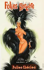 Okley, Folies Bergère Folies Chèries, poster