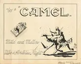 Martin van Camp, Try a Camel Mild and Mellow Like a Arabian Night Cigarettes, 1926, poster