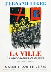 Fernand Léger, Galerie Louis Leiris Paris La Ville, 1959, poster