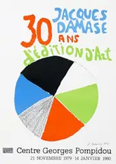 Sonia Delaunay, Centre Georges Pompidou, Jacques Damase 30 ans d'édition d'Art, 1980, poster