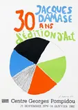 Sonia Delaunay, Centre Georges Pompidou, Jacques Damase 30 ans d'édition d'Art, 1980, poster