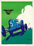 Géo Ham, Motocycle Club de France (Cars Racing), 1935, poster