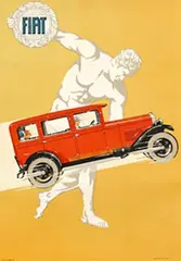 Jack le Breton, Fiat 520 17/50 HP, poster