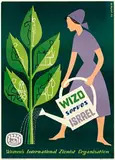 S. Almog, WIZO Women's International Zionist Organisation serves Israel, 1960, poster