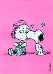 Charles M. Schulz, without text (Snoopy, Lucy and Schroeder), poster