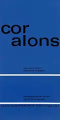 Cor Alons, Haags Gemeentemuseum cor alons, 1962, poster