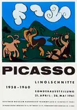 Pablo Picasso, Exposition Ceramique Vallauris, 1959, poster, linocut