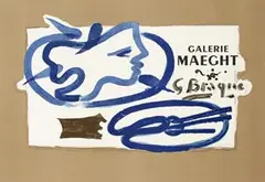 Georges Braque, Galerie Maeght G. Braque, poster