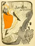 Henri de Toulouse-Lautrec, Jane Avril Jardin de Paris, 1964, poster