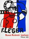 Fernand Léger, Museum Morsbroich Leverkusen Léger, 1955, poster