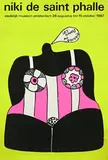 Wim H. Crouwel en Kho Liang Ie, A collection of 4 posters for the Stedelijk Museum: Niki de Saint Phalle, l'art contemporain, wohnen in den niederlanden, diederen, poster