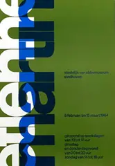 Will van Sambeek, stedelijk van abbemuseum eindhoven etienne martin, poster