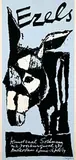 Dick Elffers, Kunstzaal Sothmann Amsterdam Ezels, 1959, poster