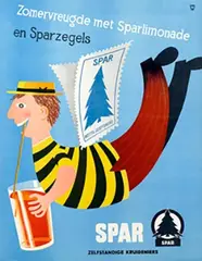 Cornelius van Velsen, De Spar zelfstandige kruideniers, poster