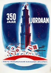 Gerrit A. Dorant, 350 Jaar Jordaan Amsterdam, 1963, poster
