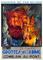 Grégoire, Grottes et Abime de Comblain au Pont Chemins de Fer Belgies, poster