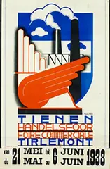 Fons Stels, Tienen Handelsfoor Tirlemont 1935, 1935, poster