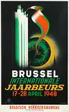 Edgard Lemaire, Brussel Internationale Jaarbeurs, 1948, poster