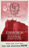 Archibald Brown Imrie, Edinburgh International Festival of music and drama, 1954, poster
