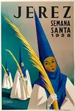 Cebrian Munoz, Jerez Semana Santa, 1958, poster