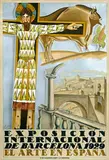 Fabra Gali, Exposición Internacional de Barcelona Art in Spain, 1929, poster