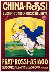 Monogram Rb, China-Rossi Elixer-Tonico-Ricostituente, poster
