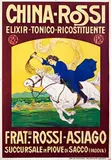 Monogram Rb, China-Rossi Elixer-Tonico-Ricostituente, poster