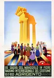 Decio Gueli, IX Sagra Del Mandorlo in Fiore Agrigento, 1952, poster
