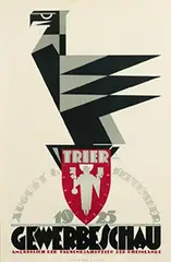 W. Burgermeister, Gewerbeschau Trier, 1925, poster