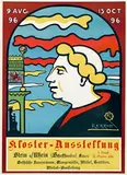 Robert Forrer, Kloster-Ausstellung Stein a/ Rhein Schaffhausen Schweiz, 1896, poster