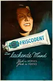 Ottomar C.J. Anton, 4711 Friscodent (toothpaste), poster