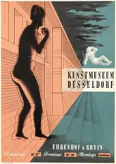 Walther Bergmann, Kunstmuseum Düsseldorf, 1960, poster