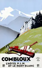 Pierre Commarmond, Combloux Mont-Blanc, poster
