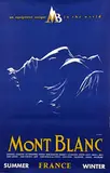Y. Laty, Mont Blanc France summer winter, 1960, poster
