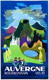 J. Ravel, Auvergne vos vacances bourbonnais velay, poster