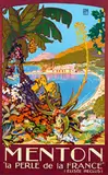 James C. Richard, Menton la Perle de la France PLM, 1926, poster