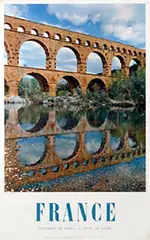 René-Jacques, France Environs de Nîmes, poster