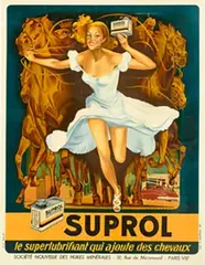 René Péron, Suprol le superlubrifiant Paris, 1949, poster