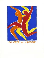 Bernard Villemot, La Fête de l'Affiche, poster