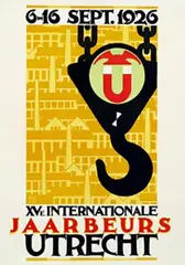 Louis C. Kalff, XVe Internationale Jaarbeurs Utrecht, 1926, poster