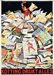 Bernard van Vlijmen, Kotting Drukt Alles, poster