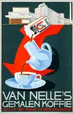 Emmanuel Louis Joseph Gaillard, Van Nelle's Gemalen Koffie, 1925, poster