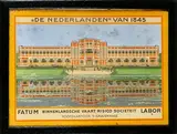 Hermanus J.M. Walenkamp & Hendrik P. Berlage, De Nederlanden van 1845 Fatum Binnenlandsche Vaart Risico Societeit Labor 's-Gravenhage, 1930, poster