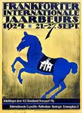 Albert Windisch, Frankforter Internationale Jaarbeurs, 1924, poster