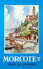 Aldo Raimondi, Morcote Lago di Lugano, 1952, poster