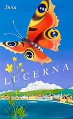 Schmidlin & Magoni, Lucerna Suica (Luzern, Switzerland), 1956, poster