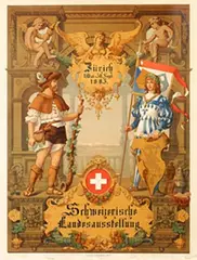 Albert Lüthi, Schweizerische Landesausstellung Zürich 1883, 1883, poster