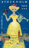 Curt Blixt, Stockholm 700 years, 1953, poster