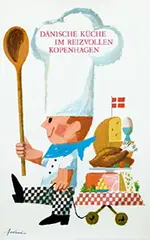 Ib Antoni, Dänische Küche Kopenhagen, 1963, poster
